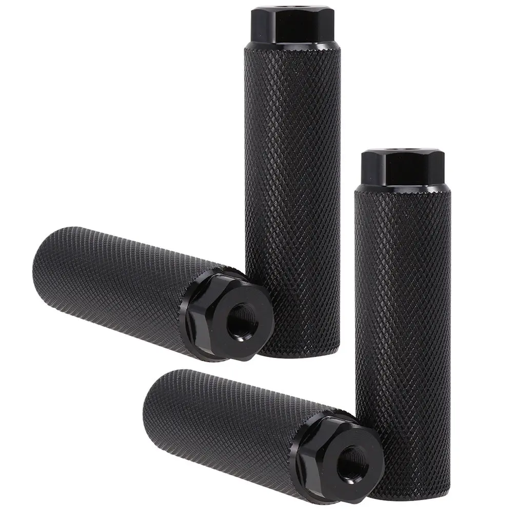 

Комплект из 4 износостойких алюминиевых цилиндрических противоскользящих задних подножек для велосипеда, аксессуары для велоспорта