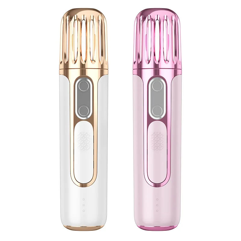 المحمولة يده بخاخ رذاذ نانو ABS جهاز ترطيب الوجه العين مهديء الحليب رذاذ الخيار معدات التجميل USB #1