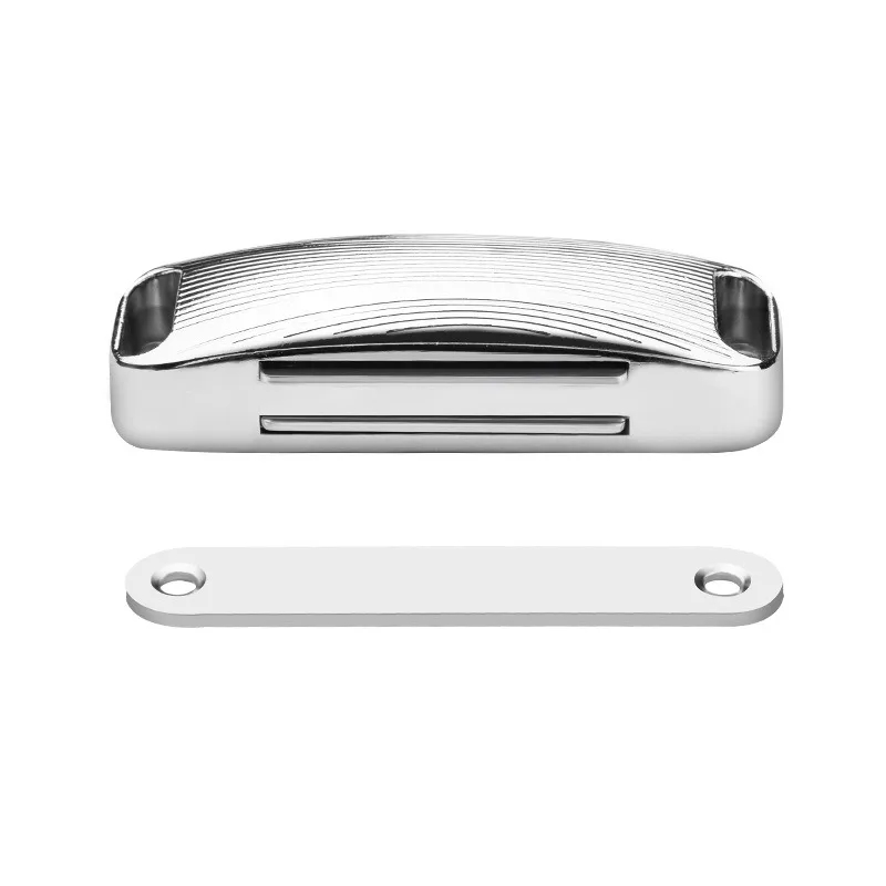 Punch-Free Stainless Steel Magnetic Catch, Strong Magnet Latch for Cabinet & Wardrobe Door