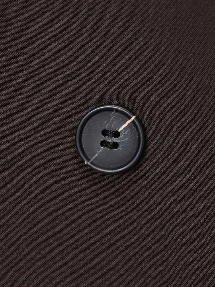 Neue Damen-Langarm-Zweireiher-Anzugjacke und Rock im europäischen und amerikanischen Stil mit Schulterpolstern