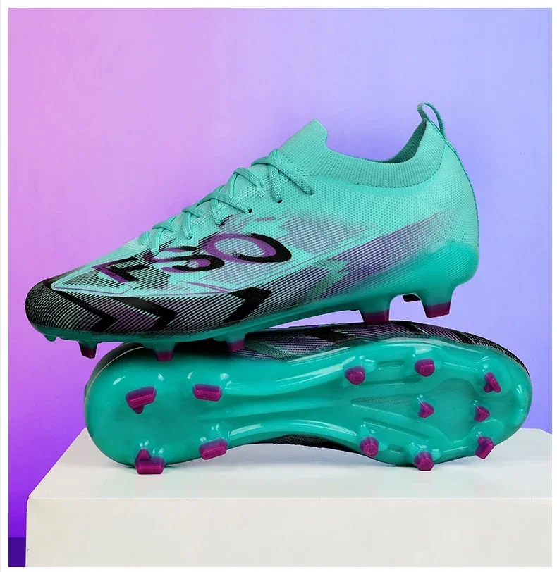 Neue Herren Fußballschuhe FG Ultraleichte Fußballstiefel Outdoor-Trainingsschuhe Fußballspiel Lange Stollen Rutschfeste Stollenschuhe Dropshipping – Detail 23