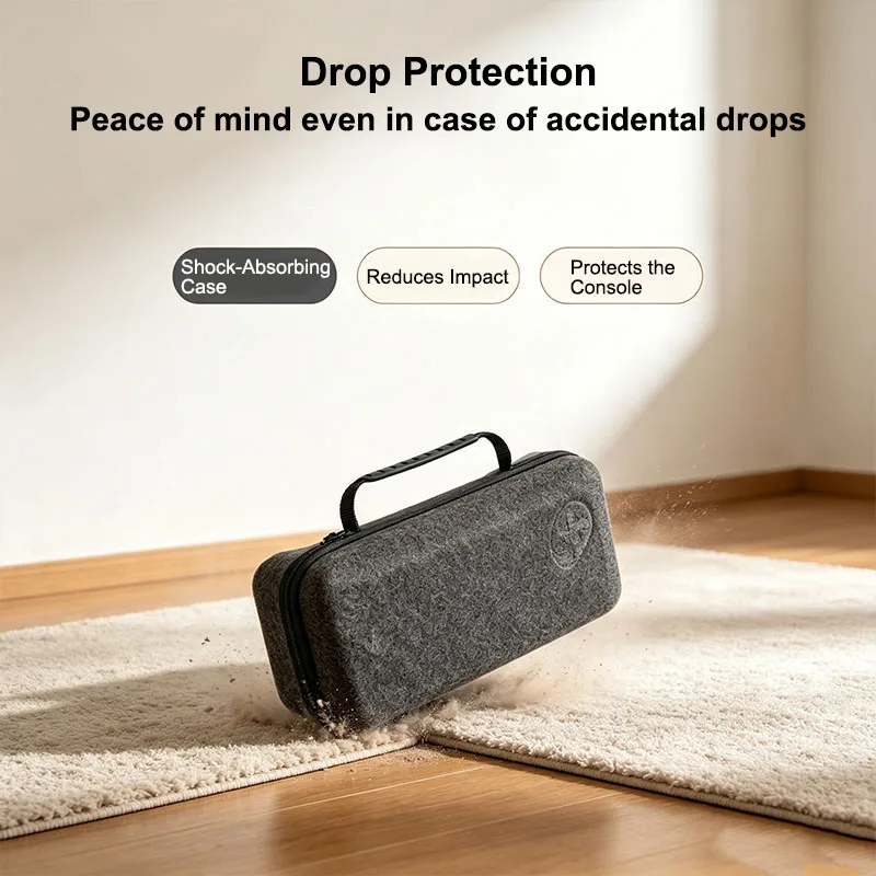 EVA Hard Carrying Case For MSI Claw 8 AI+ Handheld Game Console Shockproof Waterproof Protective Storage Bag