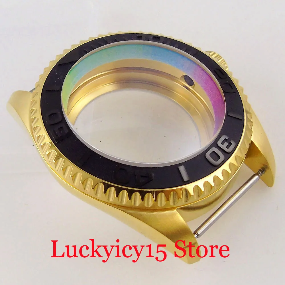 Accessory Part 42MM Watch Case Chapter Ring Sapphire Glass 50m Waterproof Screwdown Crown Fit NH35A NH36A NH34A NH38A NH SKX SRP