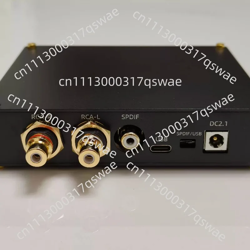 Decoder with  3.5mm / 4.4mm Output Ports, Coaxial & USB Input, Volume Adjustment Function, CNC Housing, 24bit PCM Supported