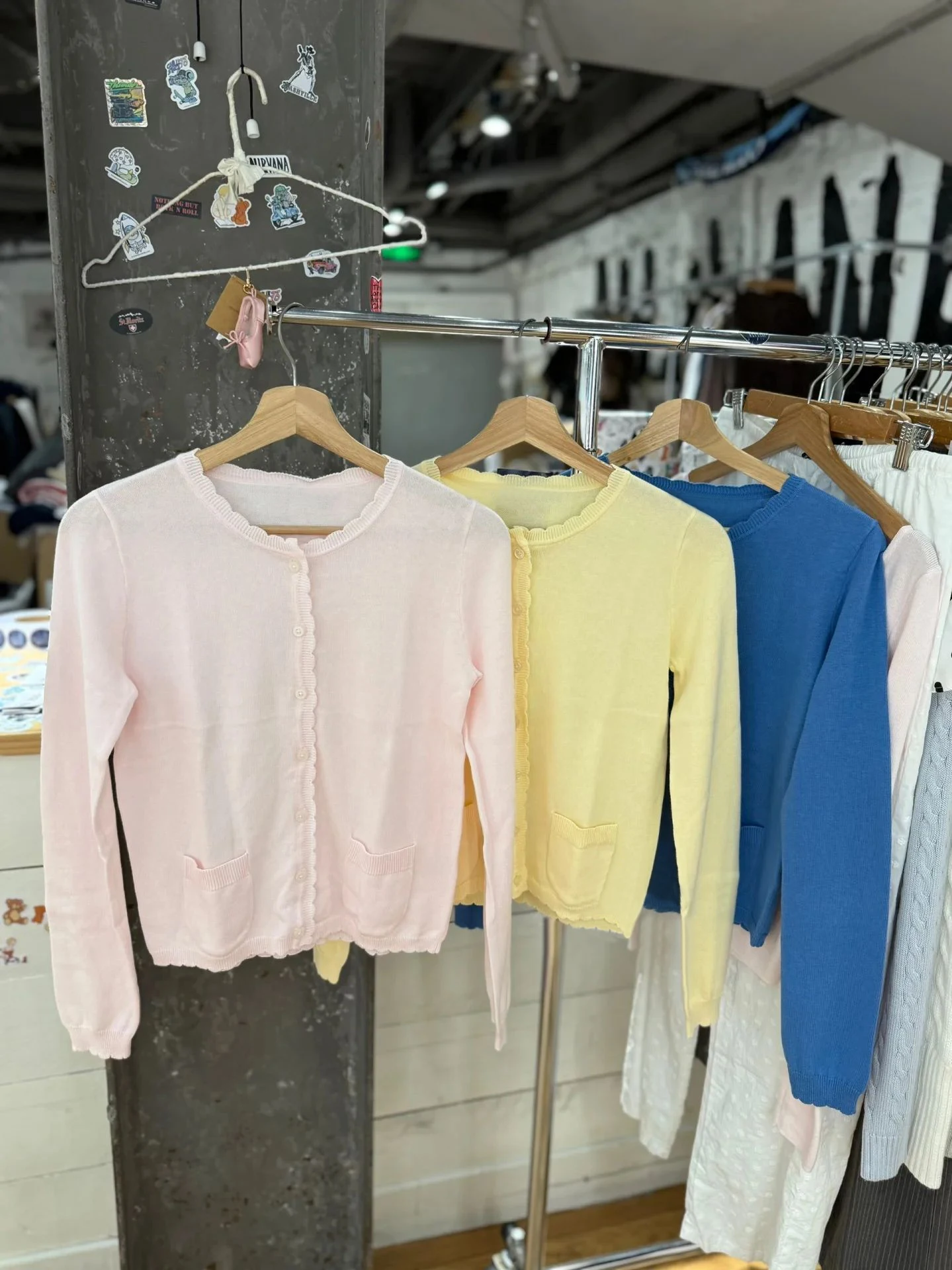 

Pockets Knitted Short Sweater Cardigan Woman Autumn O-neck Long Sleeve Cotton Thin Slim Sweaters Sweet Preppy Style Knitwear Top