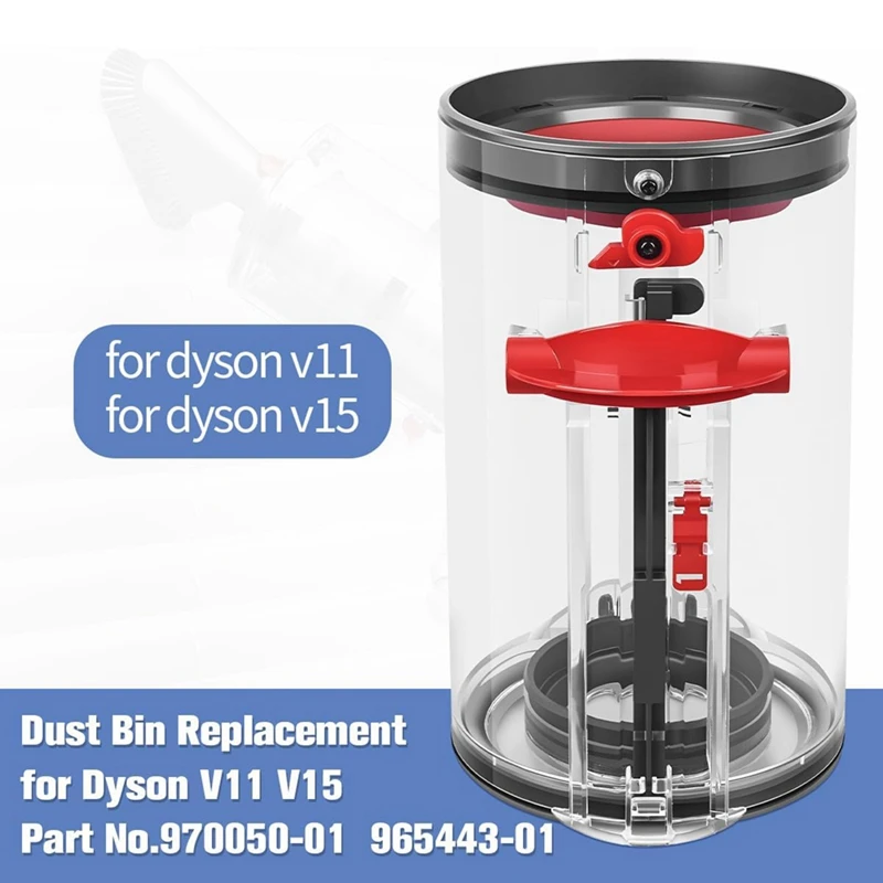 Replacement Dustbin And Filter  For Dyson V11 V15 SV14 SV15 SV22 Vacuum Cleaner Accessory  Dust Collection Bucket