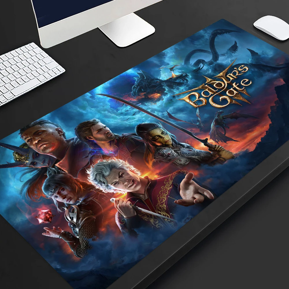 STEAM Top GAME Baldurs Gate 3 Game Non-slip Mouse Pad Suitable For Office Computers Laptops E-sports Game Desk Mats XXL Keyboard