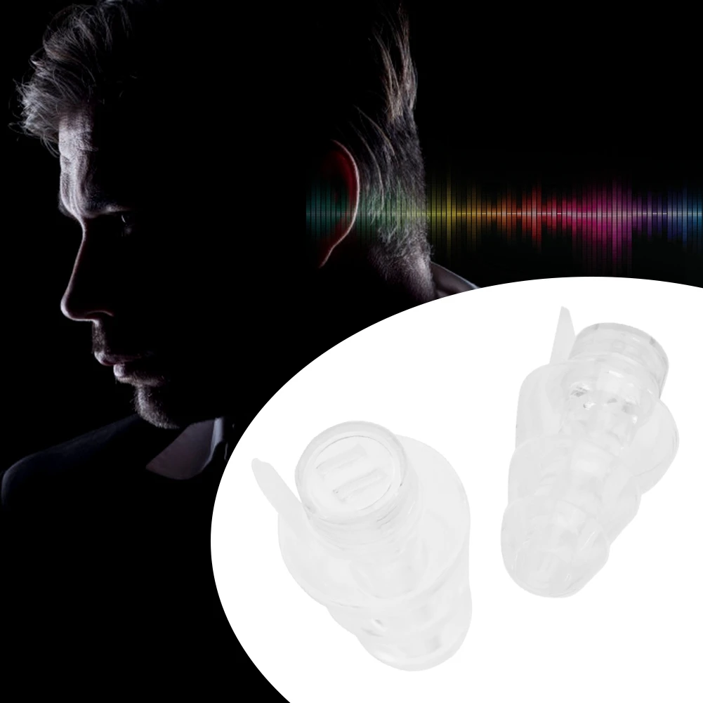 Imagem -03 - Transparente Anti-noise Ear Plugs Música Segura Alta Fidelidade Proteção Auditiva Zk30