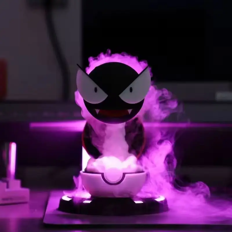 Аниме Gastly увлажнитель воздуха Pokemon пополняющий воду спрей настольный очиститель воздуха светодиодные лампы украшения Крытый распылитель окружающего света подарок ﻿