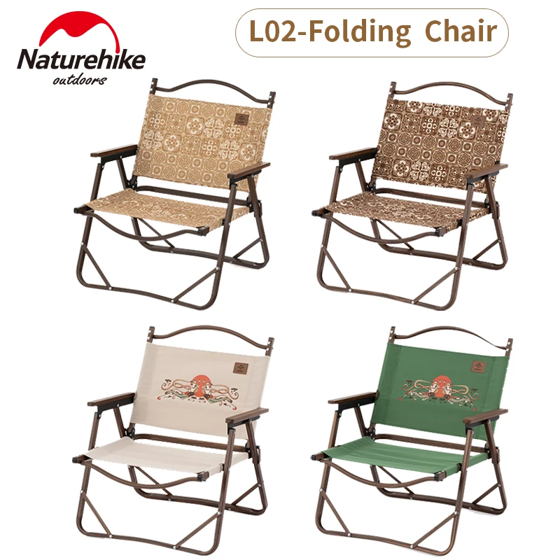 Naturehike x Dunhuang Joint Folding Fishing Chair Ultralight 2.1Kg Portable Lightweight Outdoor Camping Picnic Beach Chair L02