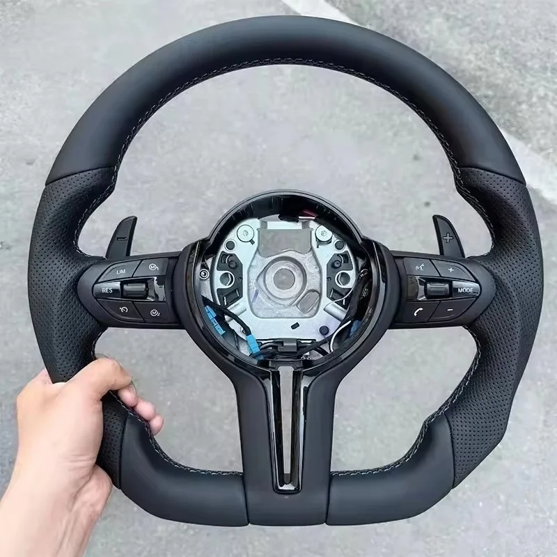 Car Steering Wheel Leather For BMW F10 F22 F30 F34 F32 F82 E70 E90 F20 F06 F11 F15 M1 M2 M3 M4 M5 Car Interior Accessories - view 2