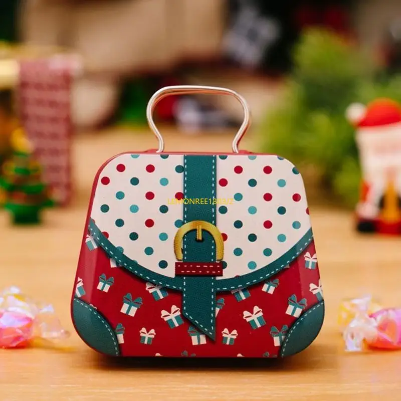 N58C Christmas Think Tin Carry حامل للهدايا والحلية مع مقبض مناسب
