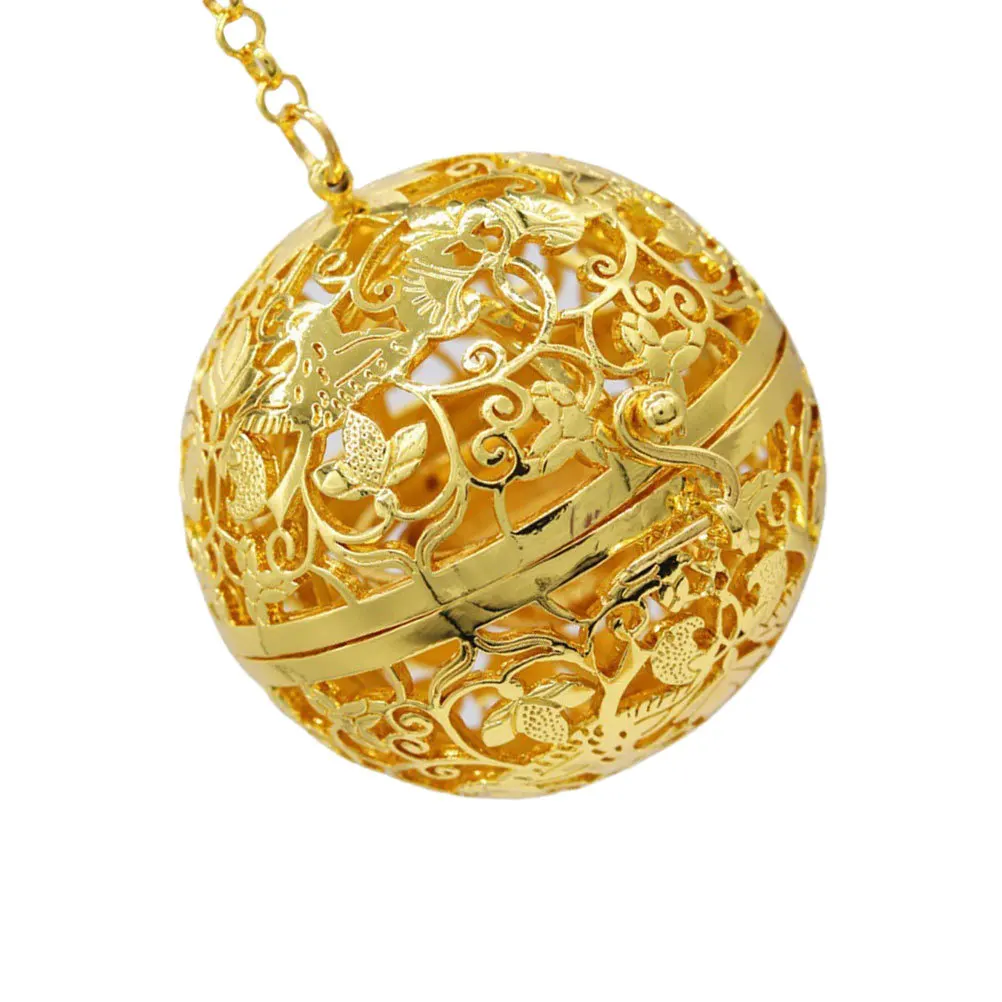 

Openable Aroma Pendant Essential Oil Diffuser Necklace Unique Gift for Her Aromatherapy Balls Pendant Perfume Accessory