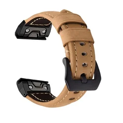 Genuine Leather Strap for Garmin Tactix 8 Fenix 8X 7 7X Pro 6X 6 5X Epix Pro 51mm 47mm Enduro 3 2 Quickfit 22/26mmRelease Strap