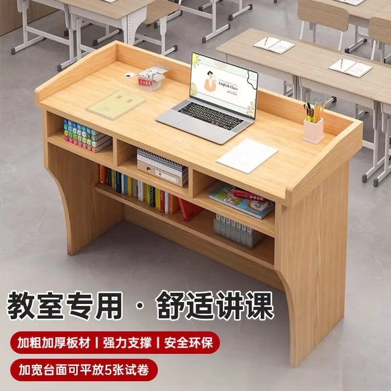Platform Podium, Teacher's Desk, Simple Modern Conference Room, Rostrum, Welcome Desk, School Classroom Podium