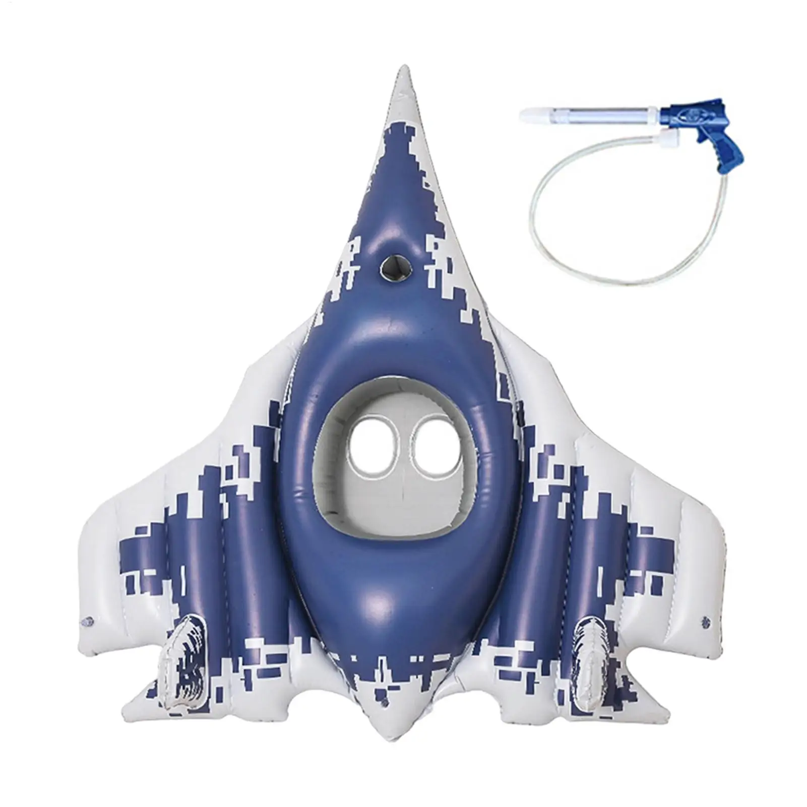 

Kids Pool Float PVC Anti-Tip Plane-Shape Swimming Ring Toys Kids Pool Floating For Children Boys Girls Outdoor Lake River