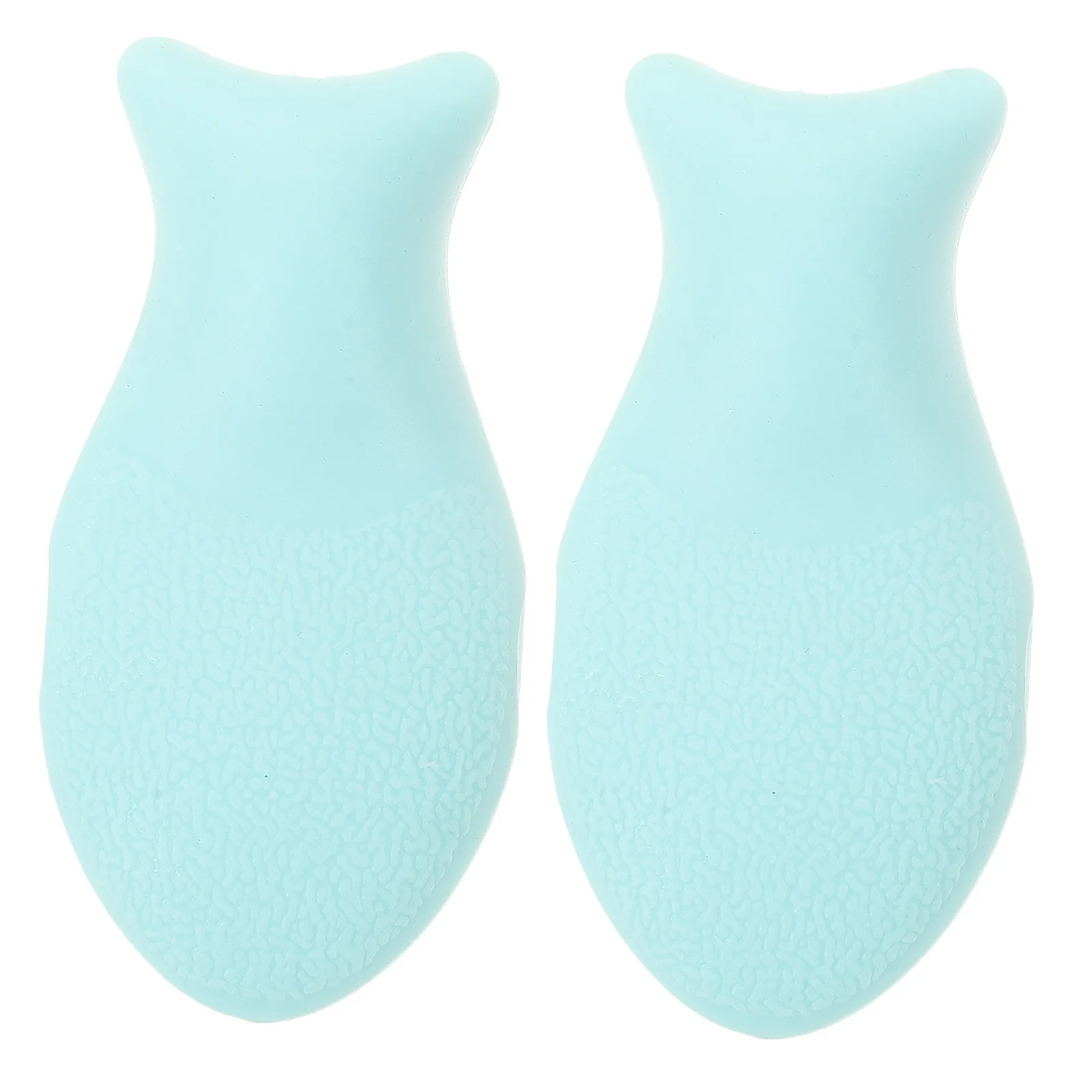 Bouffée de maquillage en Silicone lavable, 2 pièces, bouffante de poudre réutilisable multi-usage pour fond de teint, Blush, Application de poudre, visage confortable