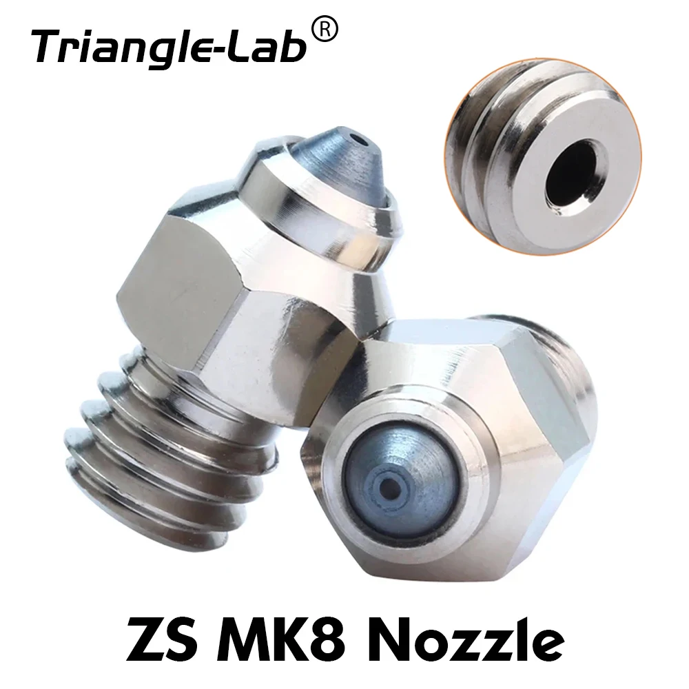 R Trianglelab ZS MK8 Насадка для 3D-принтеров hotend 1,75 мм Нить J-образная головка cr10 тепловой блок ender3 hotend m6 Резьба