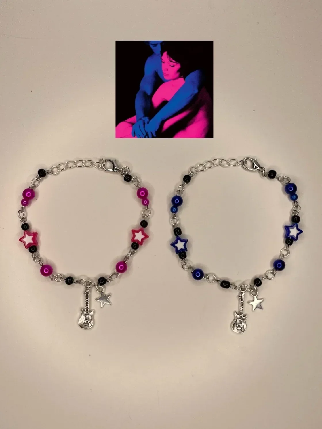 Bracelets en cristal Y2K, cadeaux d'amis, bijoux de fête d'anniversaire, qui se soucie vraiment de la télévision, bracelets assortis pour filles