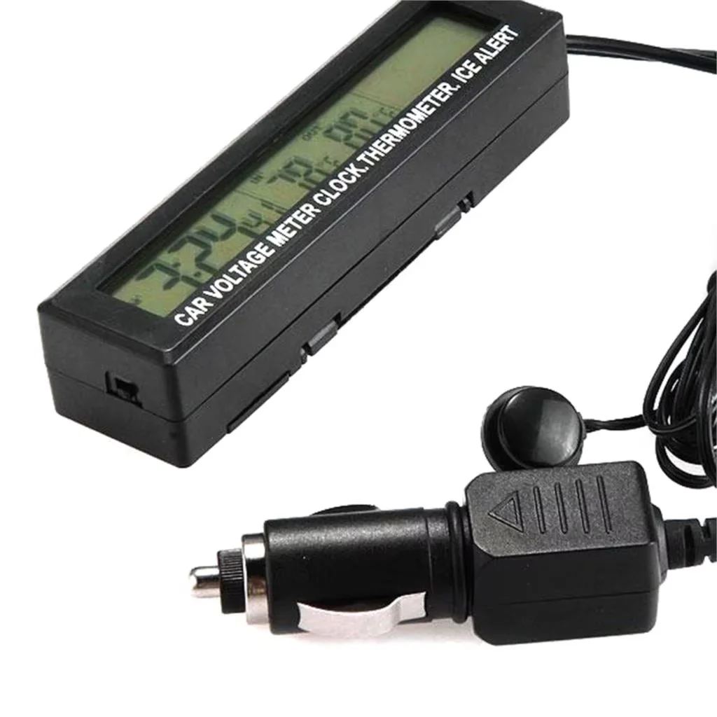 مجموعة ساعة الجهد الكهربي التلقائي: عداد رقمي 3 في 1 مع شاشة LCD عالية الوضوح