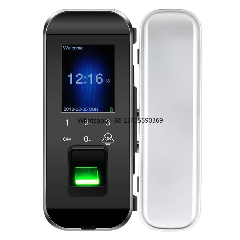 

Fingerprint and Password Glass Door Lock Card Lock IGlass100