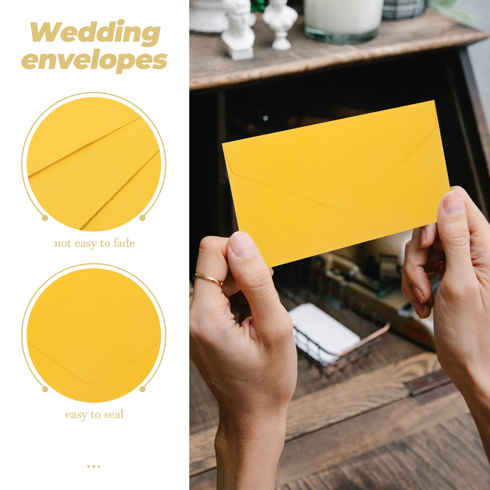 

100 Pcs Deck Envelope Paper Decorative Wedding Envelopes
