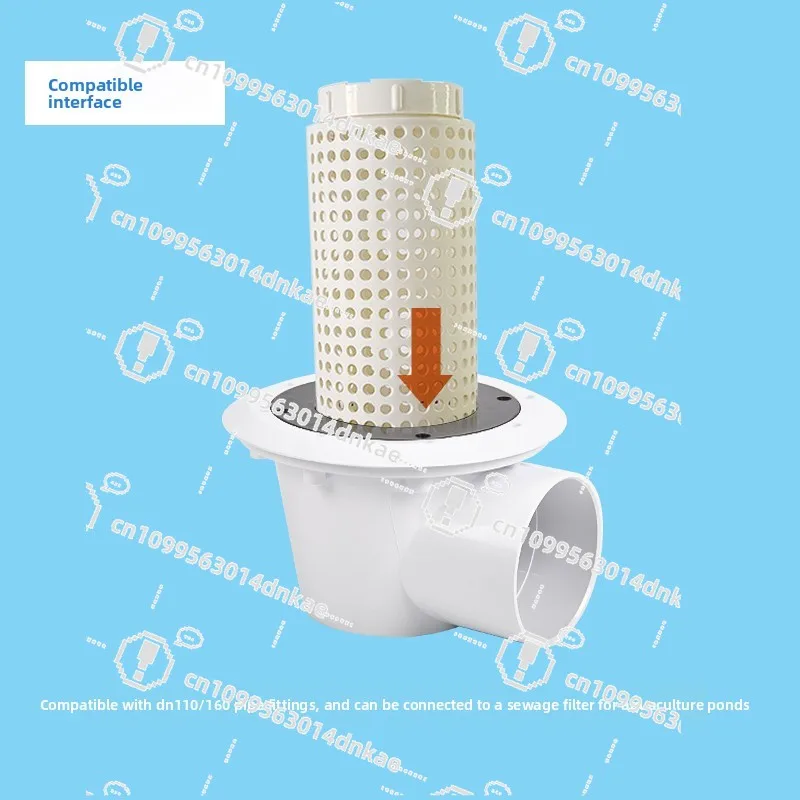 Film Swimming Pool Main Drain Return Port Knife Scraping Canvas Aquaculture Fish Pond Toilet Bottom Leakage Sewage Outlet