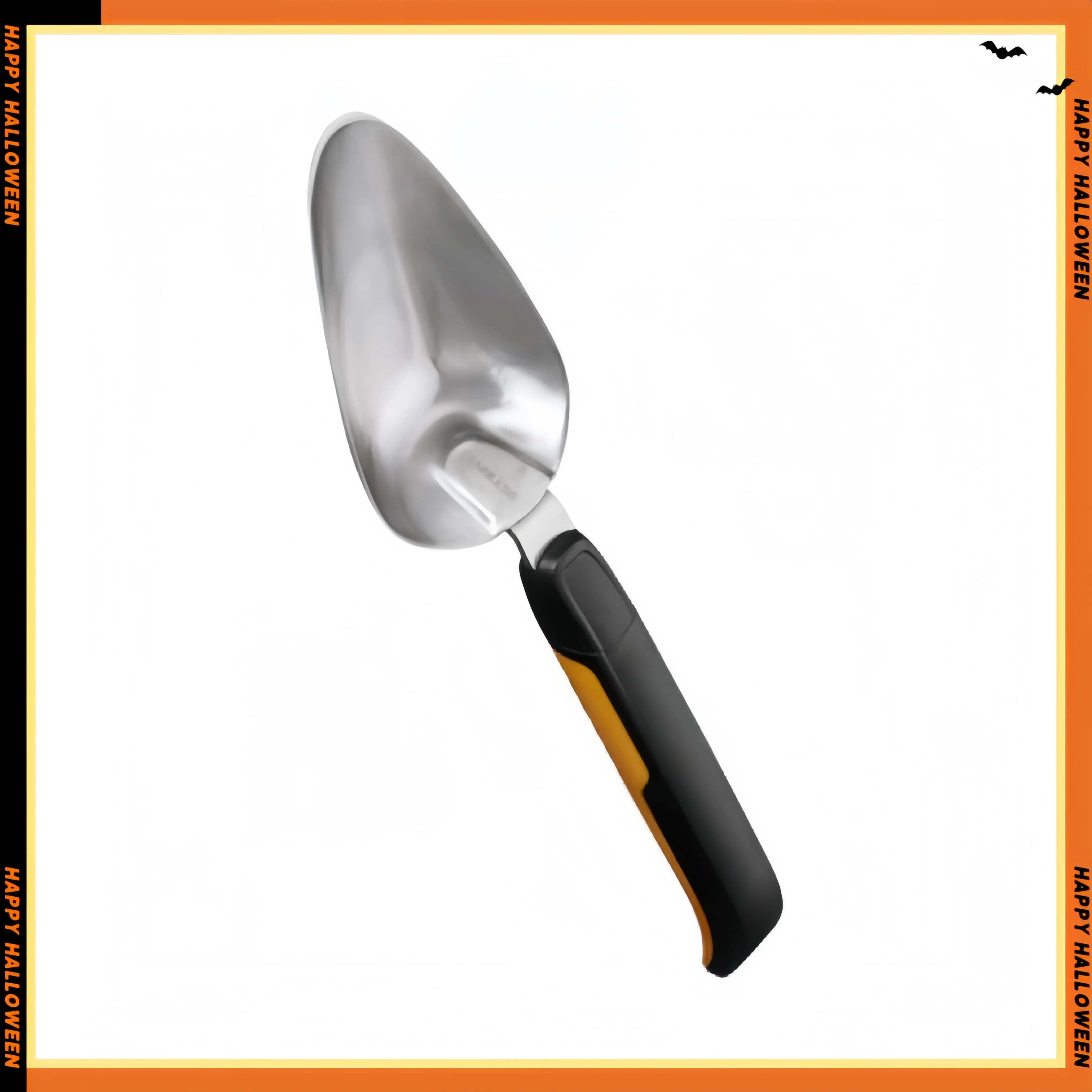 ハンドトロウェル - 植栽、除草、掘削用の人間工学に基づいたグリップを備えたガーデンツール - ブラック/シルバー仕上げ