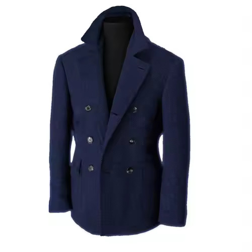 British Men's Blazers Vintage Herringbone Tweed Formal Jacket Wool Blend Double Breasted Casual Autumn Winter Suit Coat - Image 17