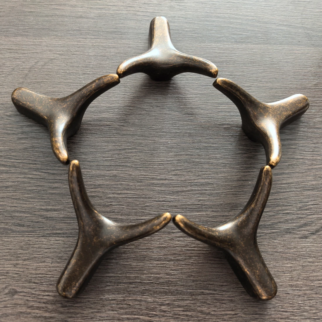 YUTOKO Hochwertiger Vintage-Stil Antik-Bronze Einzelhaken für Kleidung und Hüte Amerikanischer Garderobenhaken für den Flur – Detail 10