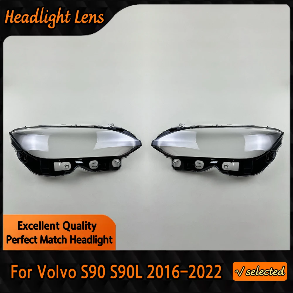 

Headlight Lens For Volvo S90 S90L 2016 2017 2018 2019 2020 2021 2022 Transparent Headlamp Cover Replace Original Lampshade