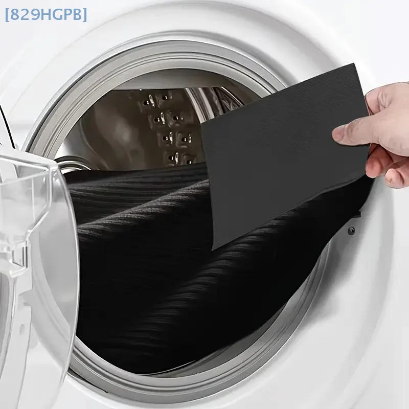 5-30 pezzi Lenzuola schiarenti per abbigliamento Lenzuola rinforzanti di colore nero per tessuti scuri e neri La carta da bucato impedisce lo sbiadimento