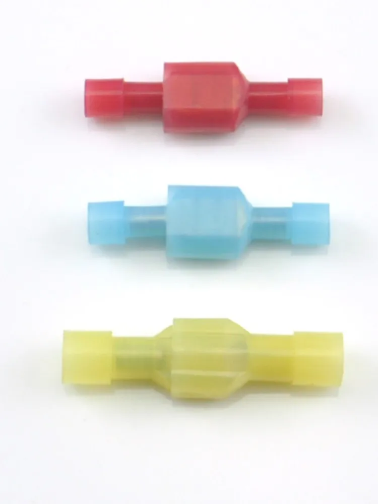 20 paires de connecteurs à sertir FDFN1.25-250, Kit de bornes à sertir pour câbles électriques entièrement isolés en Nylon 22-16 -14 AWG