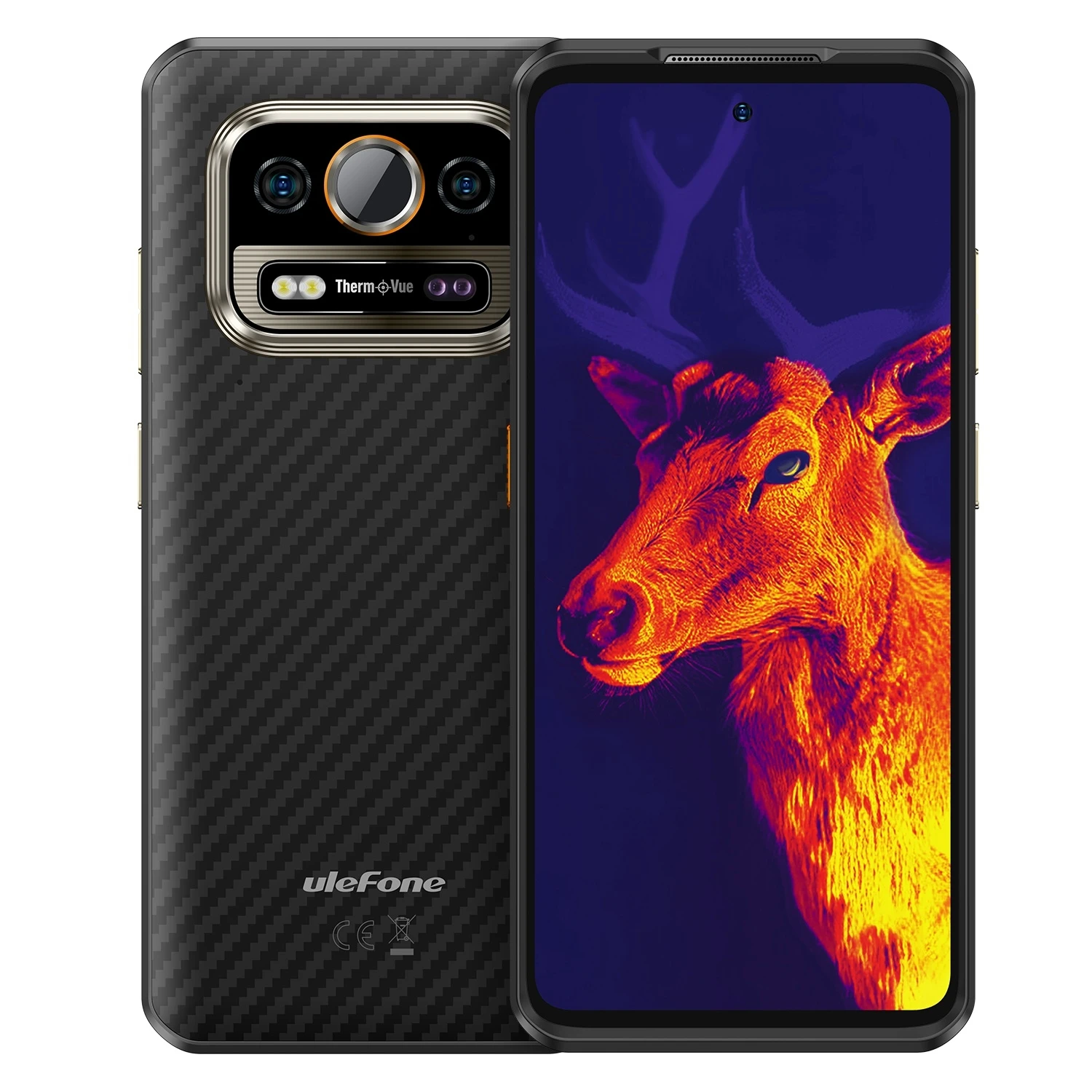 Ulefone Armor 25T 5G Rugged Smartphone Thermal Imaging Android 14 MTK Helio G99 6GB+256GB 33W 6500mAh 50MP+64MP Night Camera NFC