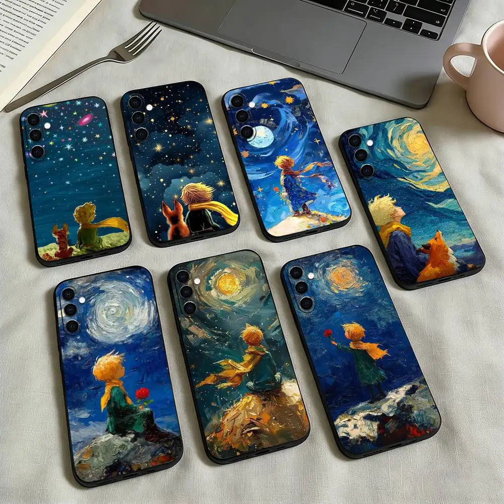 

Classic L-Little P-Prince-p Phone Case Black Silicone Soft For Samsung Galaxy A73,A72,A71,A70,A53,A52,A51