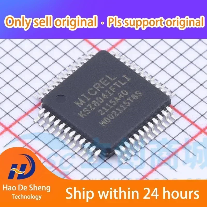 

10PCS/LOT KSZ8041FTLI TQFP-48 New Original in Stock