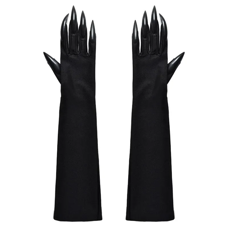 Gants à ongles gothiques punk pour filles, manchette cool, manches de bras, cosplay, accessoires de demoiselle d'honneur, princesse Lolita, Harajuku, Halloween