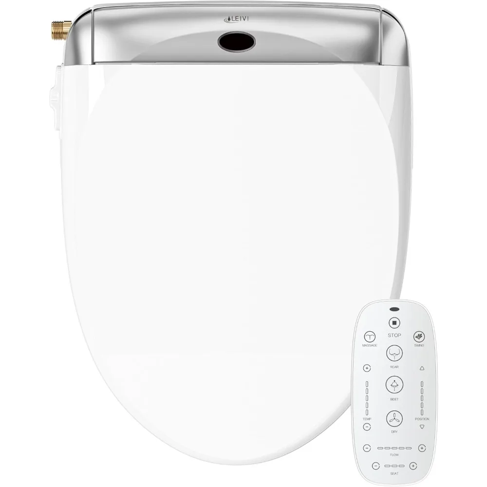 

Bidet, Smart Bidets Toilet Seat with Wireless Remote and Side Panel, Multiple Spray Modes, Adjustable Heated Seat, Bidet