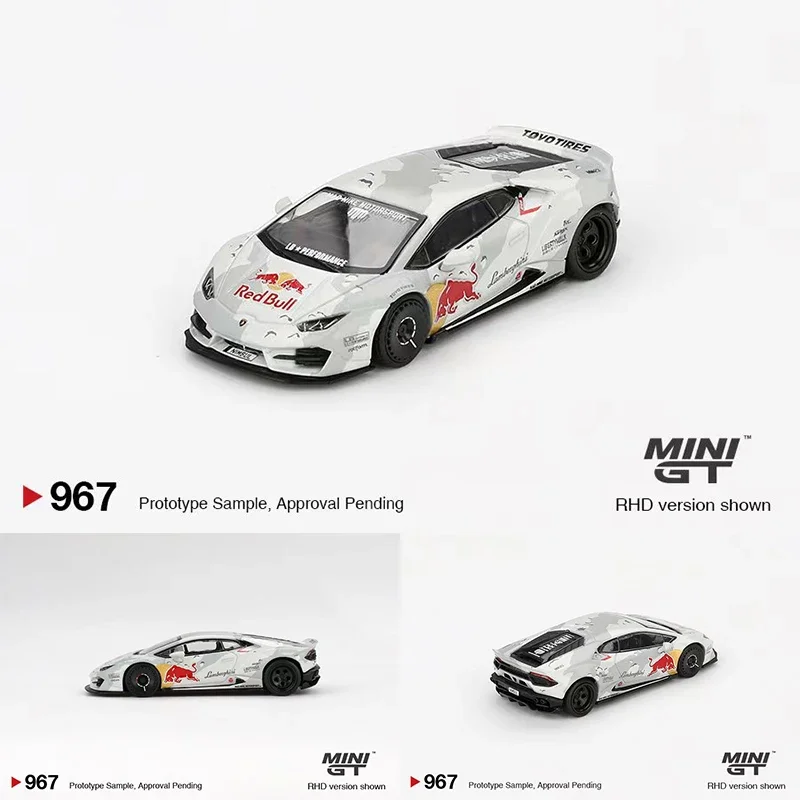 PreSale MINIGT 967 1:64 LBWK Lamborghini Huracan Mad Mike NIMBUL Diecast Model Collection Toys