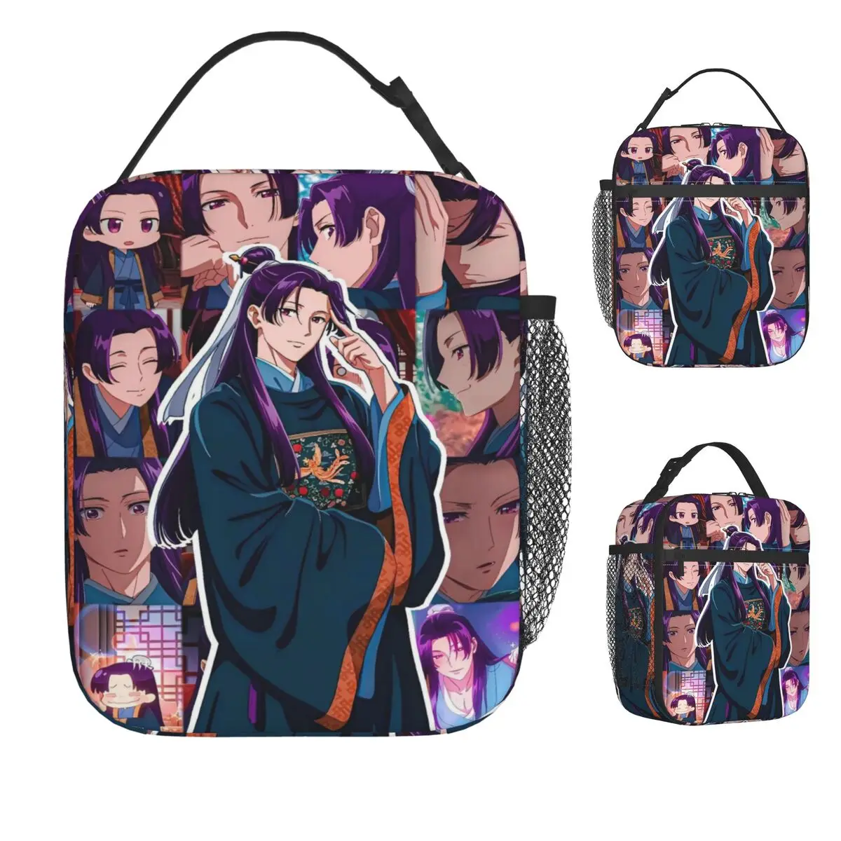 

Jinshi аниме сумка для обеда для женщин ланч-бокс ретро пляжная сумка-холодильник удобные водонепроницаемые термосумки для обеда