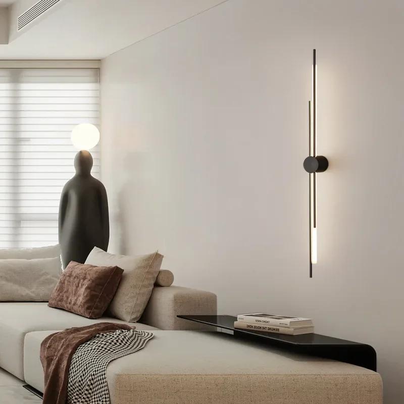 Lampe murale LED de luxe en cuivre de haute qualité, 3 couleurs à gradation, 85 ~ 265V, télécommande APP, variable pour la décoration d'éclairage intérieur