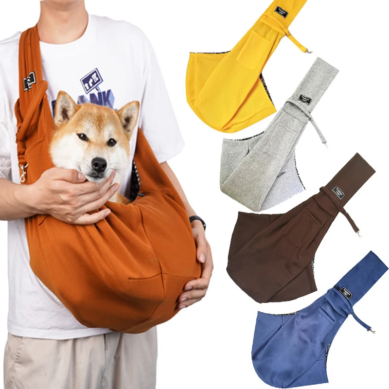 New unisex pet crossbody bag weighing less than 15 pounds breathable dog folding pet bag large capacity pet bag portable cat bag