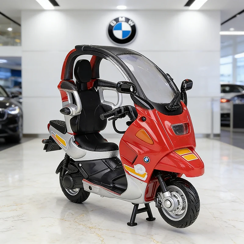 

WELLY 1/18 BMW C1 Motorcycle Model Toy Vehicle Collection Autobike Shork-Absorber Off Road Autocycle Toys Car