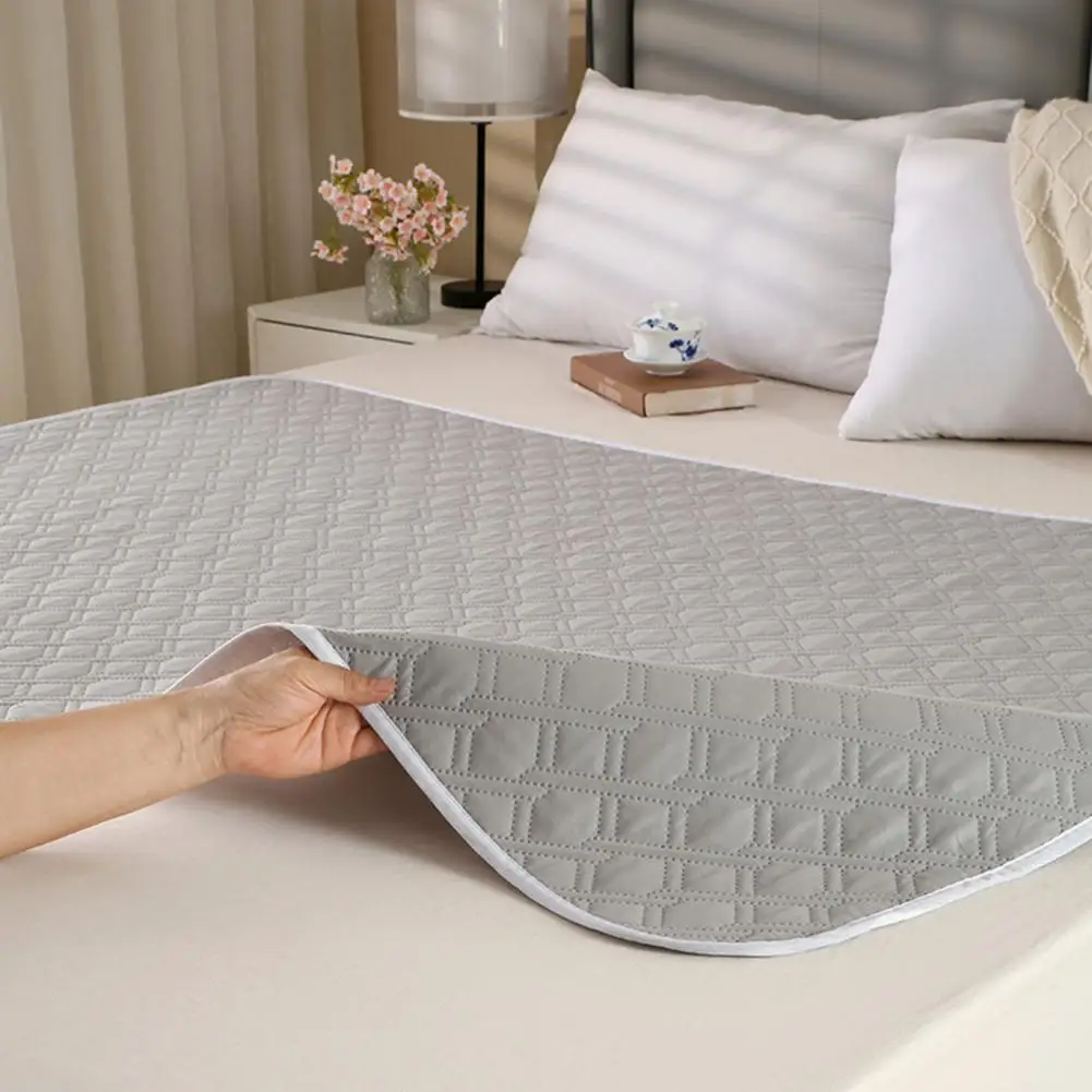 Protector de colchón a prueba de fugas, esteras para el cuidado de la cama a prueba de fugas para mascotas mayores, almohadillas para incontinencia lavables para menstruación para uso doméstico