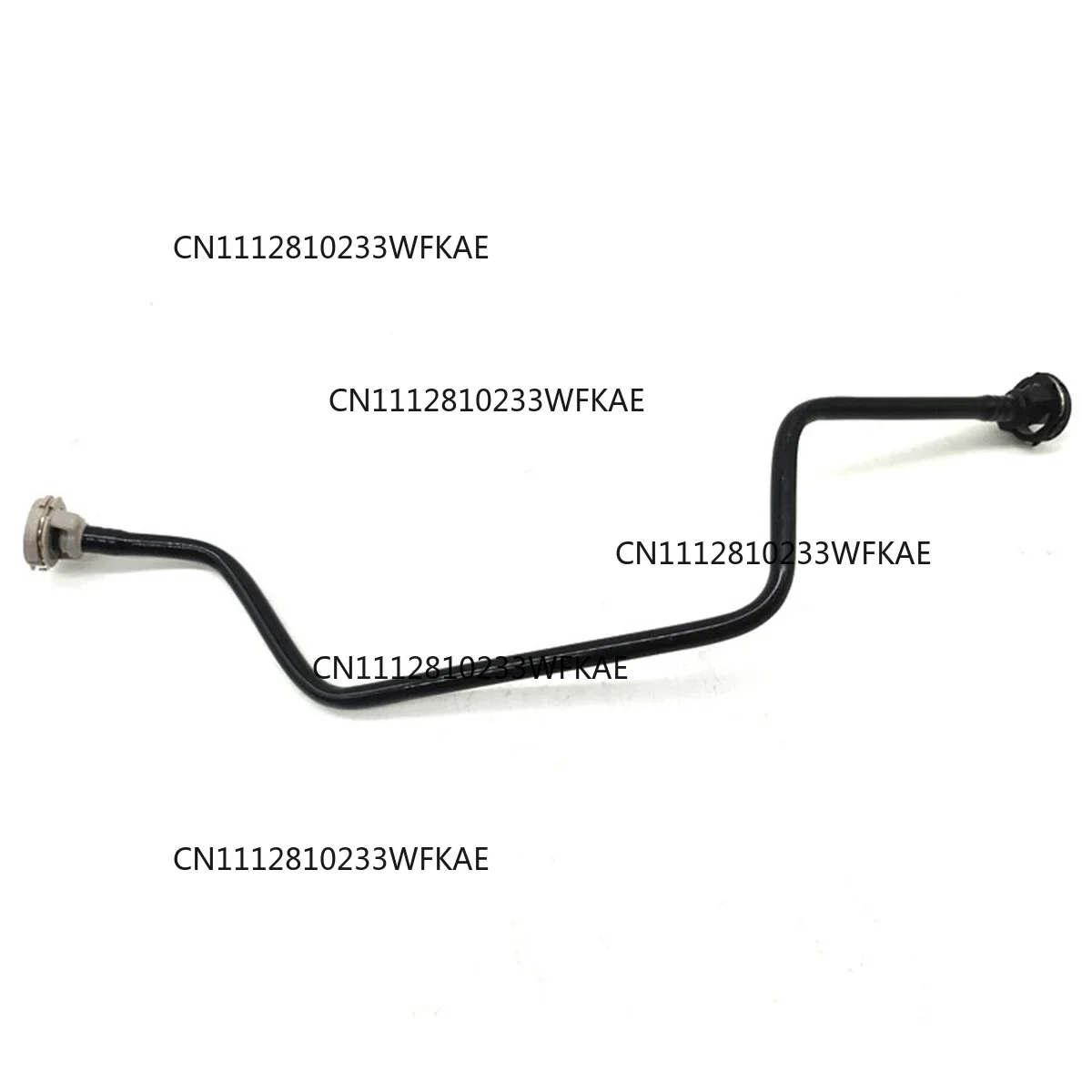 2pcs  8R0121081M for AUDI Q5 A4 2.0 2011 2012 Radiator Overflow Hose Front Reservoir Line Pipe