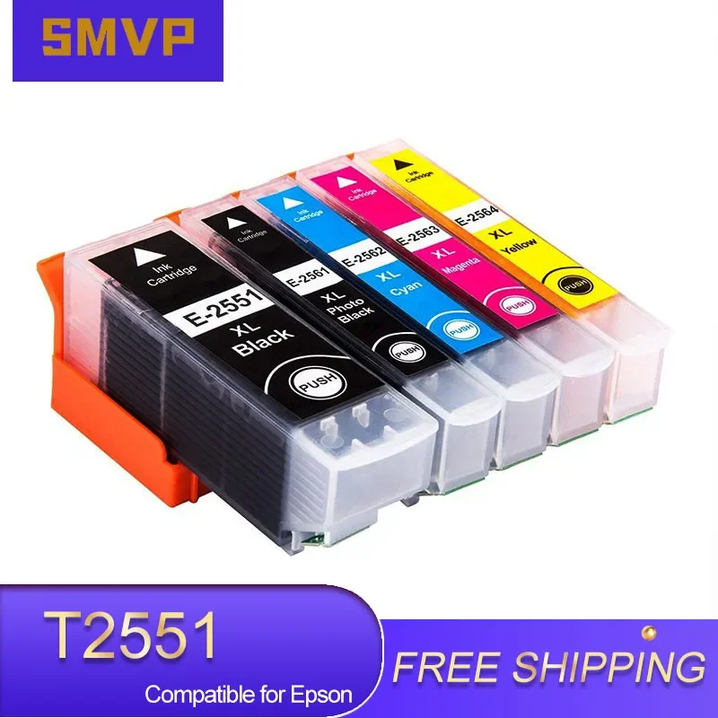 T2551 T2561 T2562 T2563 T2564 Ink Cartridge For Epson T2561-T2564 XP-601 XP-621 XP-701 XP-721 XP-801 XP-821 Printer