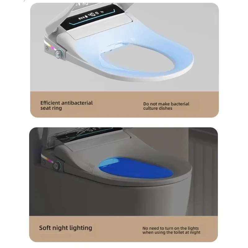 ZXHK 미국 플러그 110V 자동 전기 온열 비데 시트 플라스틱 구조 현대적 디자인 스마트 변기 시트 커버 뚜껑 1년 보증