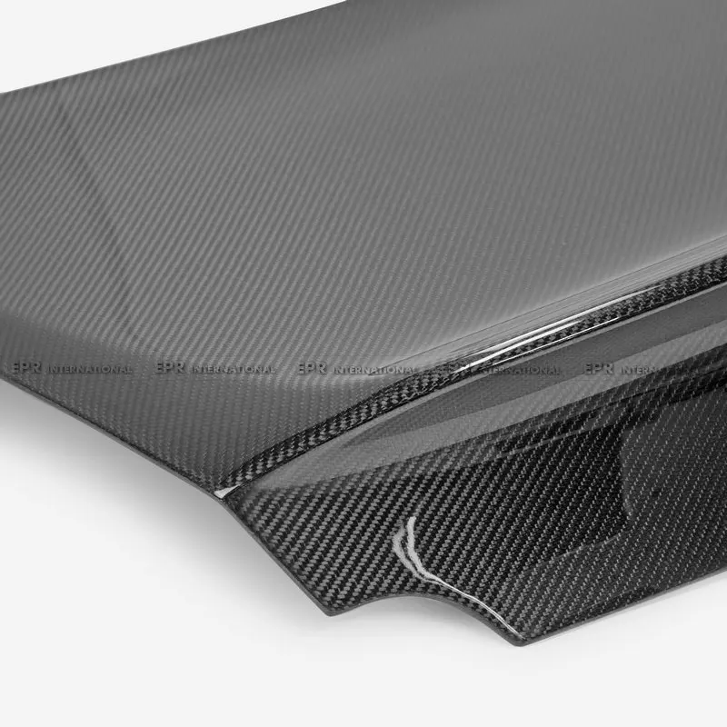 For Nissan GTR R35 AS Style Carbon Fiber Rear Trunk Glossy Finish GT-R Boot Tuning Part Drift Bootlid Cover Trim Exterior Parts