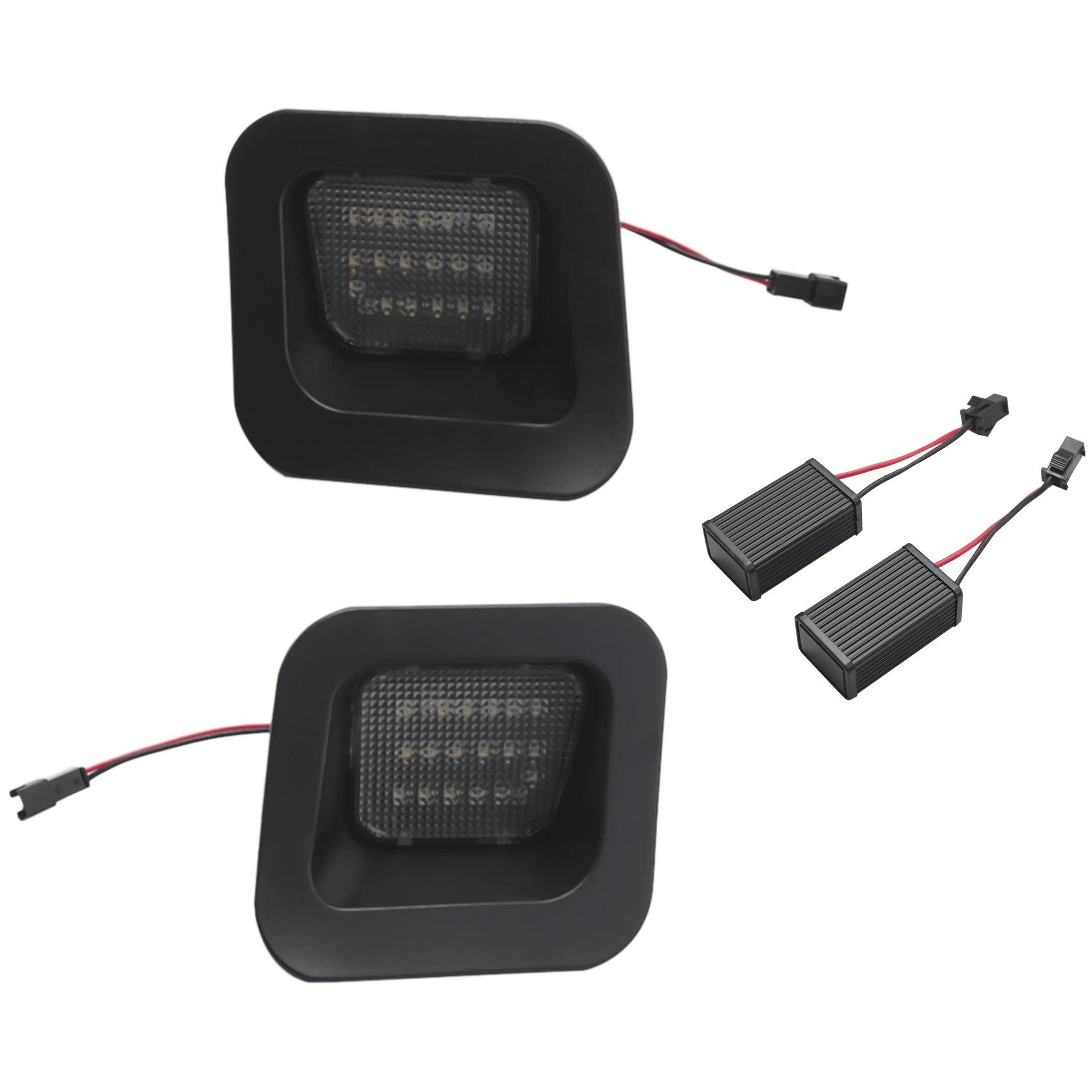 Luces LED para matrícula trasera de coche, accesorio de humo para Dodge Ram 1500, 2500, 3500, 2003-2018