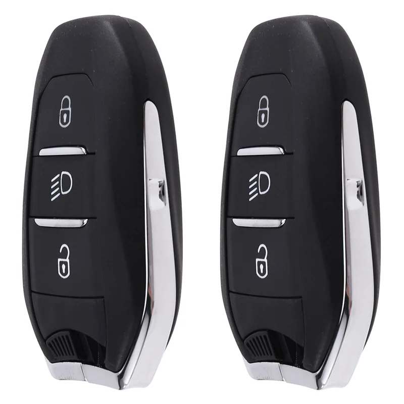 

Smart Remote Car Key 433Mhz 2PCS 4A Chip For 307 308 3008 508 5008 For Citroen C3 C4 For Opel HU83